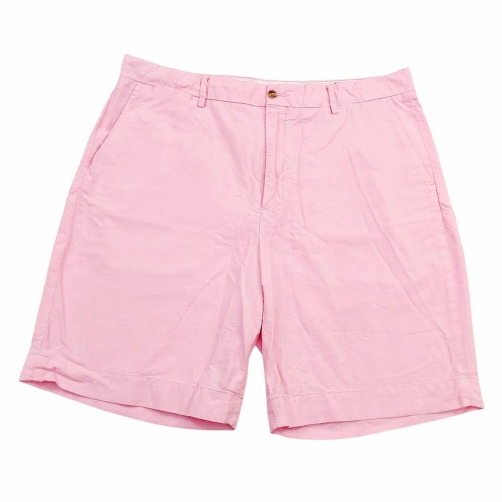 Polo Ralph Lauren Mens 36 Pink Classic Fit Cotton Chino Shorts Golf Preppy